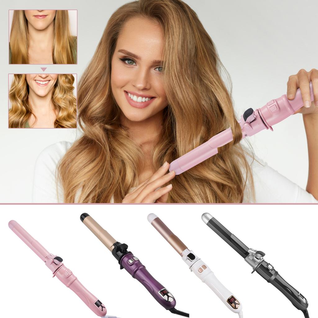 28mm-32mm/1.1 In-1.26in Baghetă de ondulare automată Fier de ondulat rotativ, ondulator de păr Fiere de coafat Baghetă de încălzire rapidă pentru păr mediu/lung