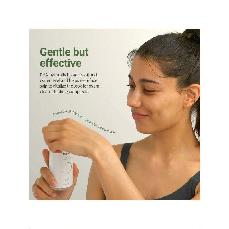 Beplain Lotion Tonique Équilibrante Haricot Mungo 200ml | Lotion Tonique Affinante pour les Pores au Quotidien | PHA Aide à Exfolier et à Réduire l'Excès de Sébum | Bon pour la Peau Grasse et Sensible