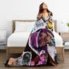 Warm Blanket Travel Chris Brown Breezy Bowl XX Bedding Throws  Flannel Bedspread For Outdoor Novelty Sofa Bed Cover