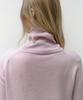 OSTKAKA Essential Cashmere Wool Turtleneck Pullover Lavender