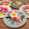 Diy Embroidery Kit Floral Patterns Embroidery Needlework Set Cross Stitch Kits For Beginners Craft