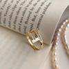 Ring Sophisticated Copper In Unique Geometric Form Ideal For Stylish Accessories Womens