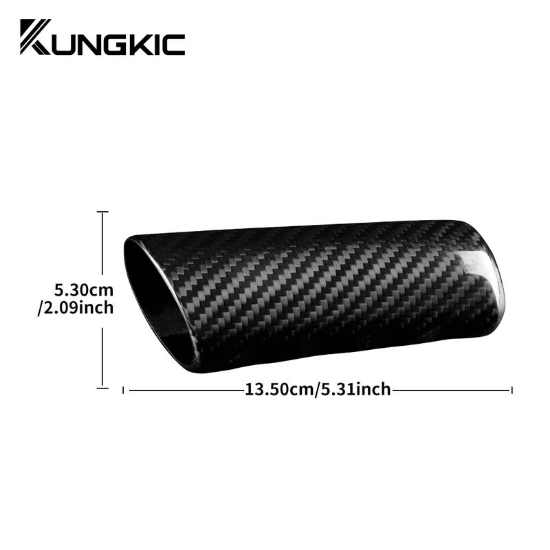 Dry Carbon Fiber For Abarth 595 695 2012 2013 2014 2015 2016 2017 2018      Car Handbrake Cover Accessories