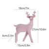 Christmas Reindeer Statue Tabletop Figurine Compact for Office