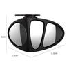3 In 1 Car Blind Spot Mirror Wide Angle Mirror 360 Rotation Adjustable Convex Rear View Mirror View Front Wheel Auto Car