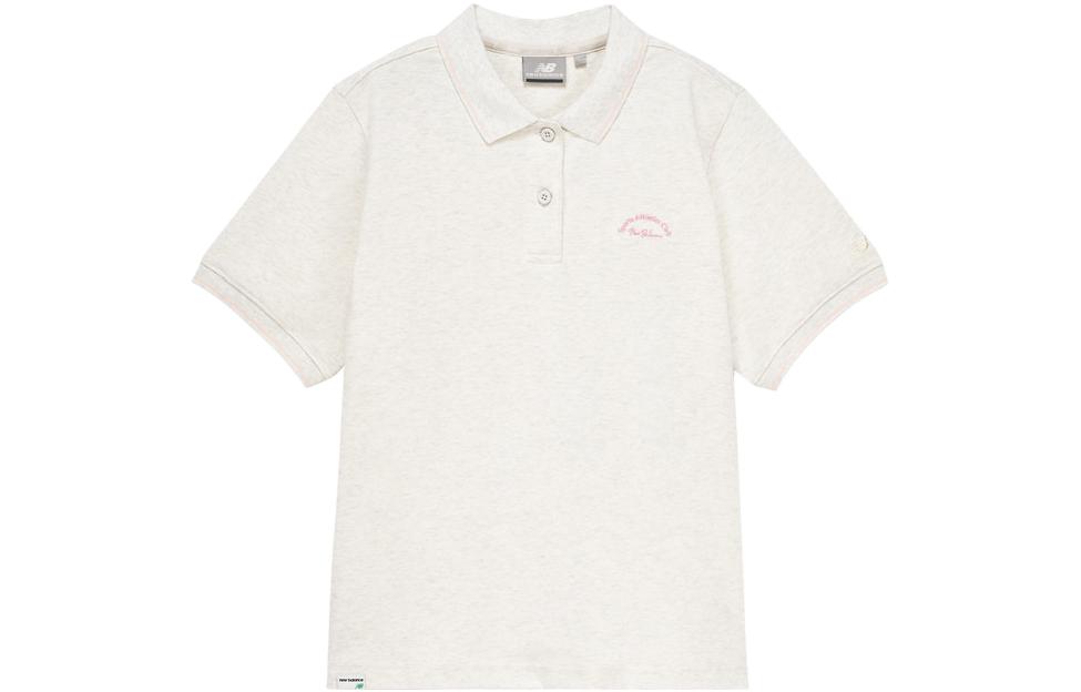 New Balance Retro Sports Collection Polo Shirt Women s Beige 5FD24252-OA XL