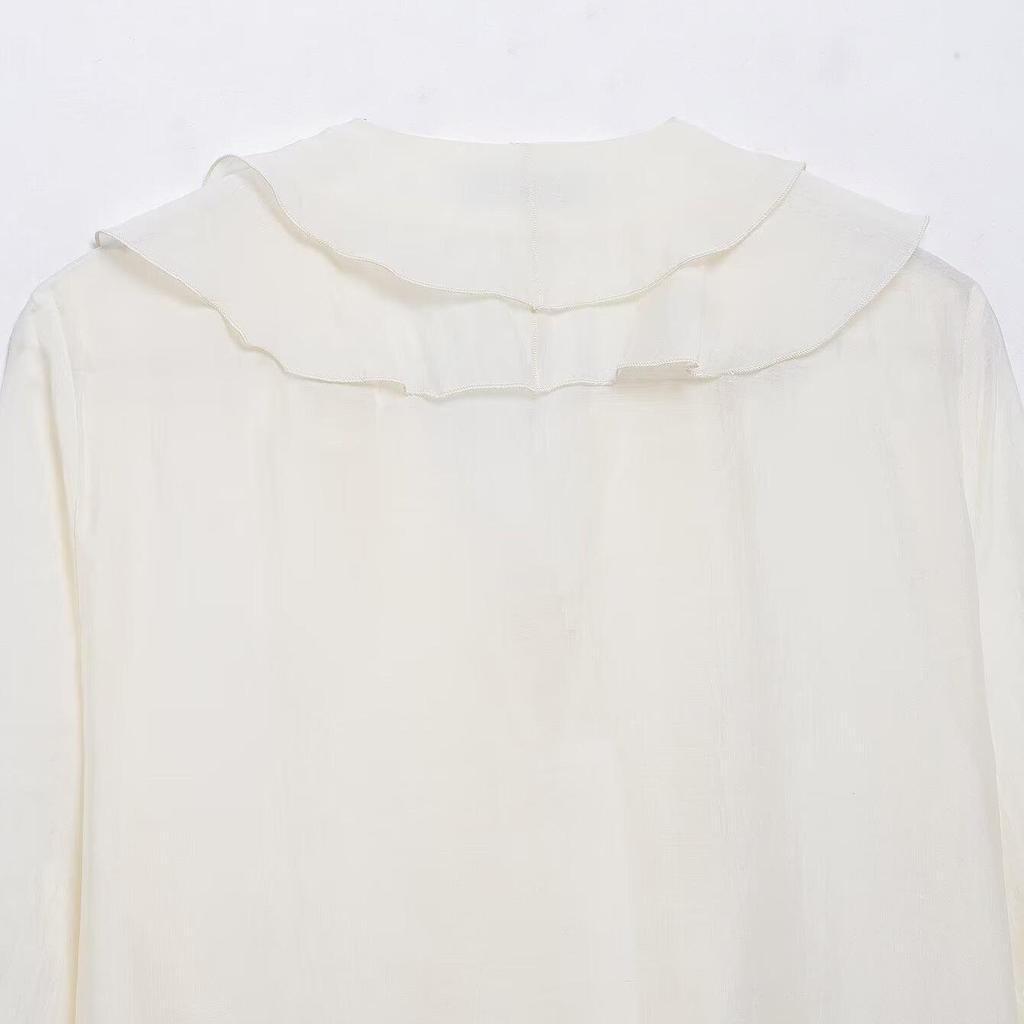 2025 Summer Multicolor Layered French Fashion Shirt