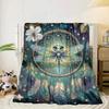 Dreamcatcher Dragonfly Music Feathers Blanket Flannel Blanket Throw Blanket Sofa Cover Blanket Soft Premium Blanket Picnic Blanket Tv Blanket Gifts