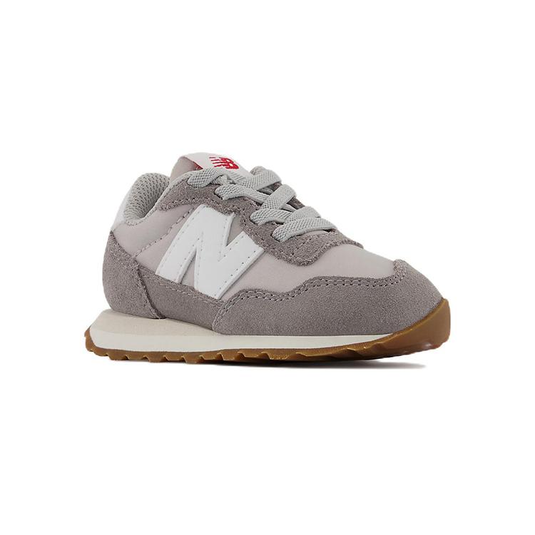 New Balance NB 237 Abrasion Resistant Low Top Toddler Shoes Gray Infant And Toddler IH237PE