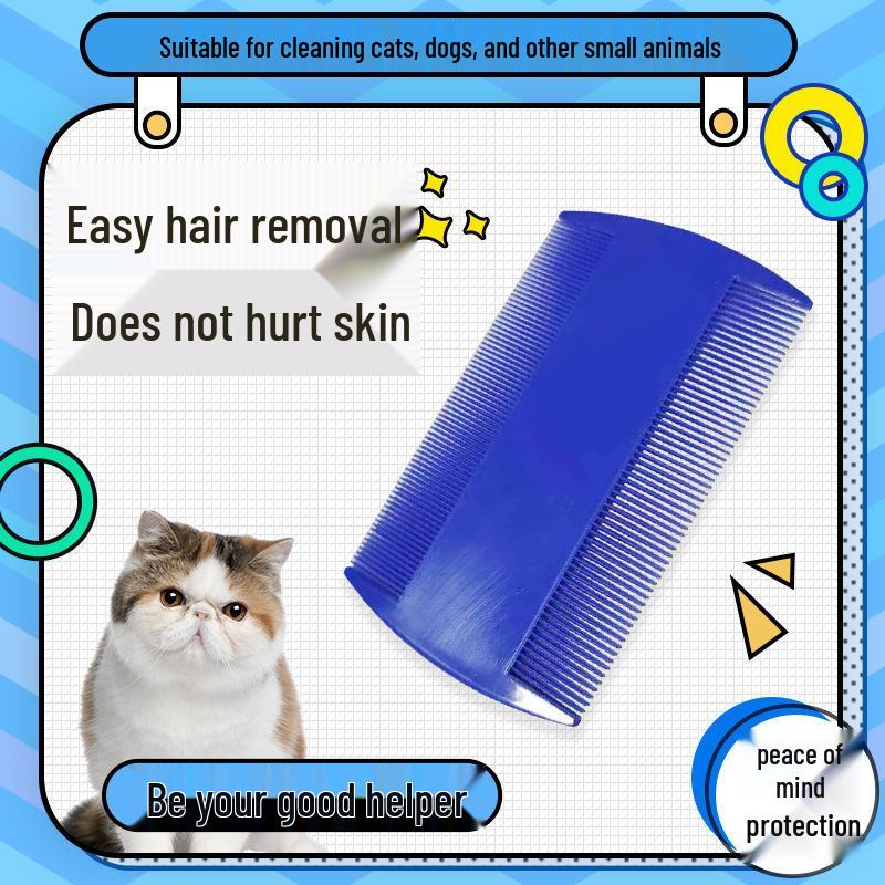 Pet & Child Double-Sided Extra Fine Lice & Flea Comb for Dandruff & Lice Egg Removal