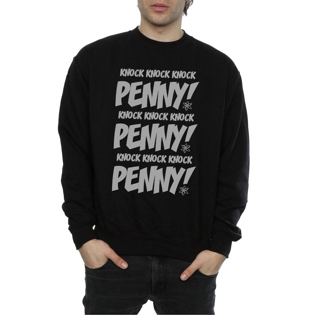 The Big Bang Theory Mens Sheldon Knock Knock Penny Sweatshirt