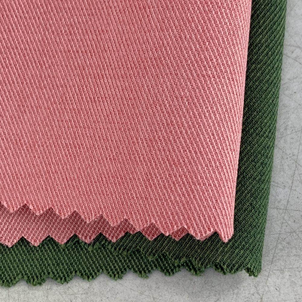 Thickened Le Lisi Twill Polyester-Spandex Suit Jacket and Hanfu Dress Set, 250g Fine Twill Fabric