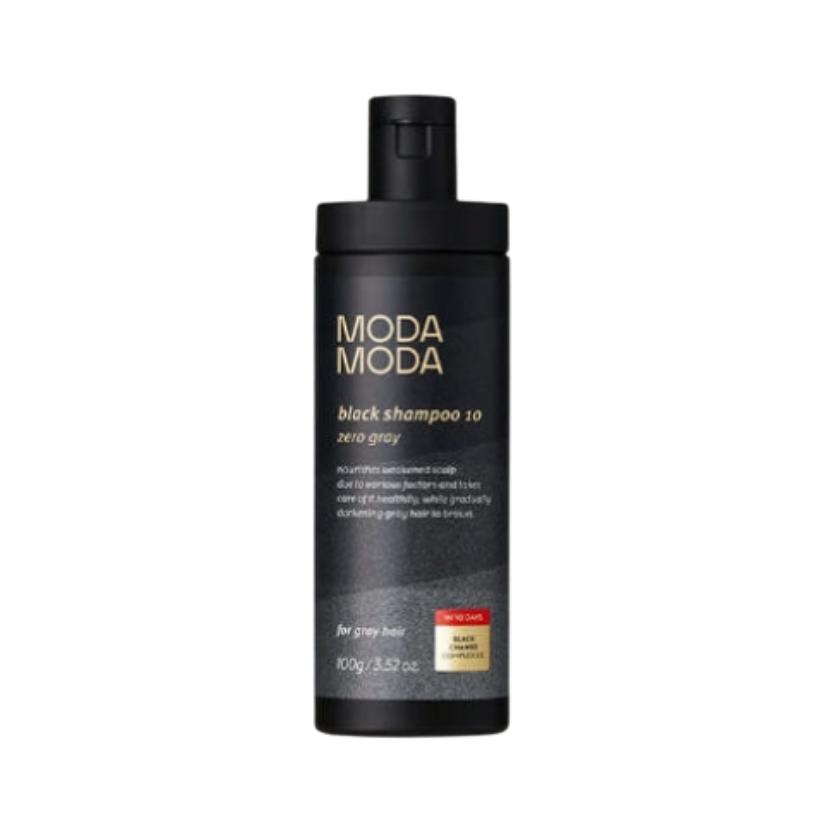 MODAMODA Шампунь Zero Gray Black 10 100 г / 300 г Закрашивание седины и уход за волосами 100g