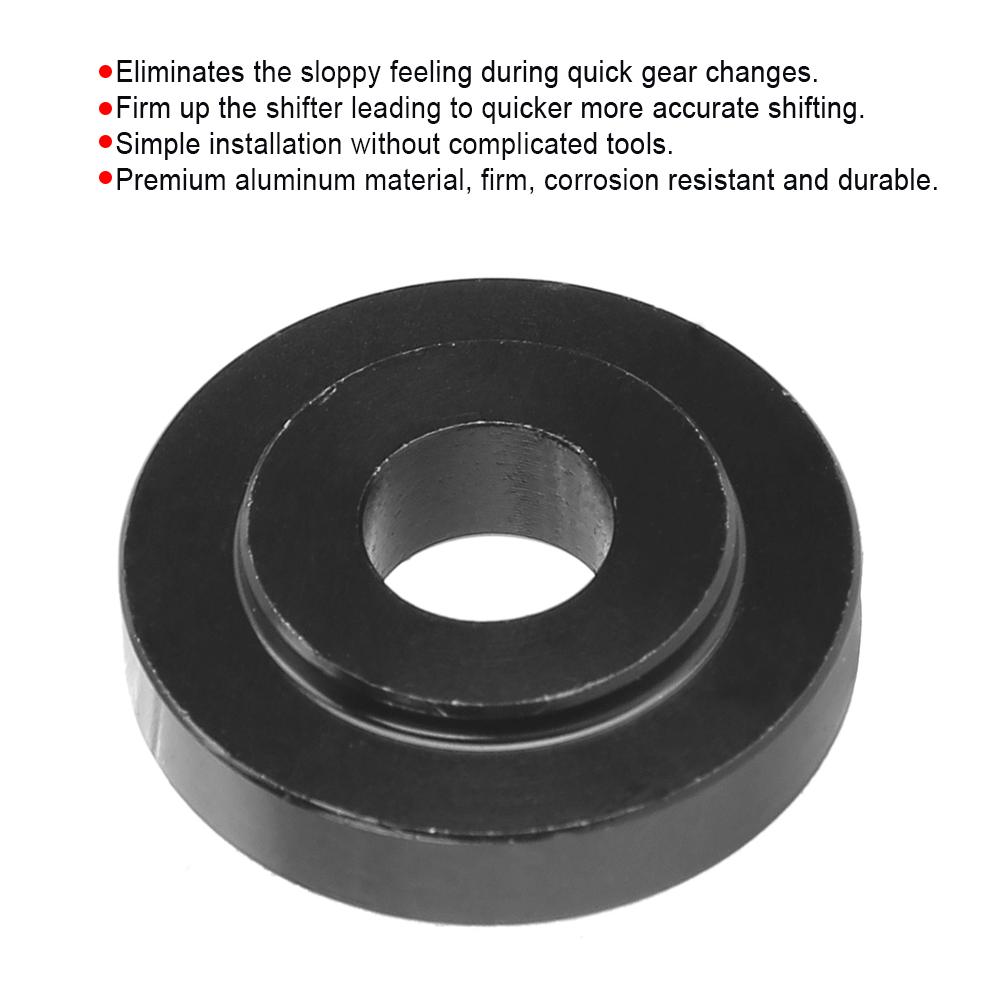 8pcs Aluminum Auto Car Shifter Bushing Set Kit Fits for Honda Civic AcuraBlack