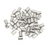 50Pcs Coupling Nut Round Rod Connector Female Thread 304 Stainless Steel M6x1.0 10 L13mm