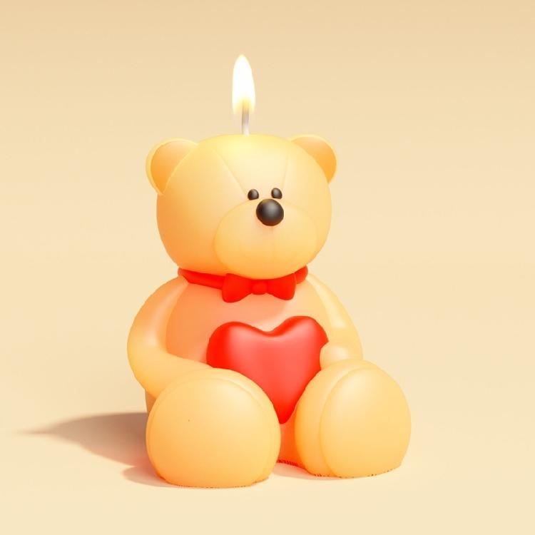 Rabbits Bear Animal Silicone Molds for Epoxy Resin Making Candle Soap Gypsum Decoration Chocolate Fondant Silicone Molds