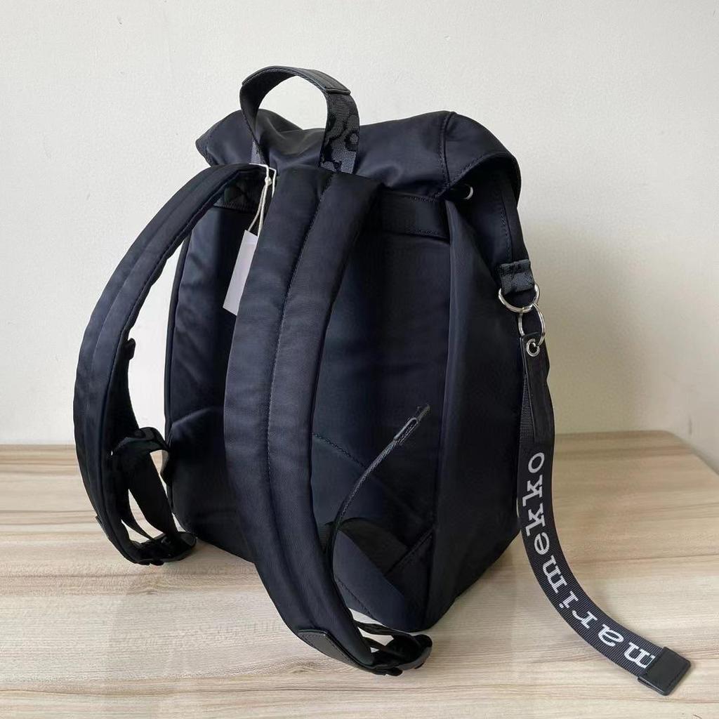 Nordic Niche Marimekko Women's Black Casual Commuter Backpack for Laptop