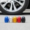 4Pcs Aluminum Tire Valve Stem Caps Bullet Design for Car Truck Wheel Rim Accessories Durable Automotive Parts
