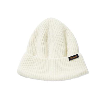 Wrangler Basic Label Beanie Ivory