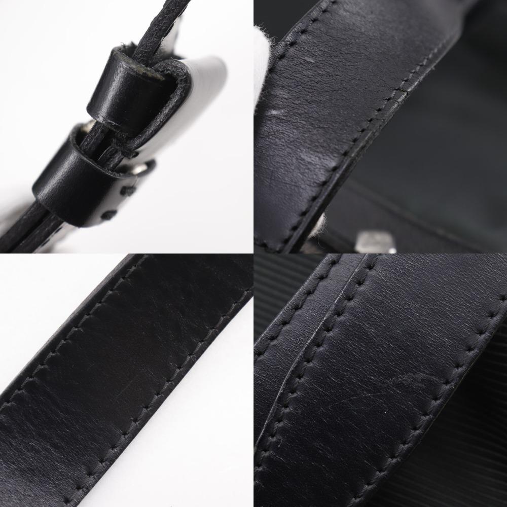 Louis Vuitton Saratov GM Shoulder Bag M30882 Noir Black Taiga Mens Used