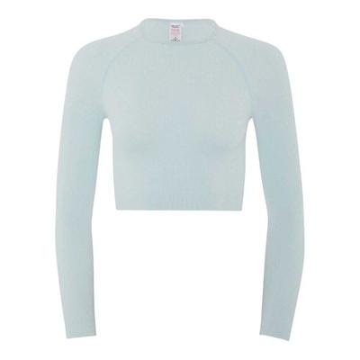 HIIT Womens/Ladies Ribbed Slim Crop Sweatshirt