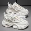Men's Shoes 2025 New Invisible Height Increase White Shoes Men's Air Cushion Casual Sports Dad Trendy Shoes