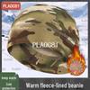 PLAOC81 Camouflage Fleece Lined Winter Hat