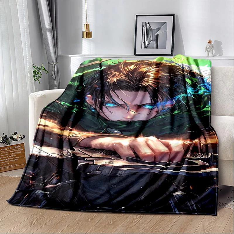 29 Style New Cartoon Attack on Titan Eren Anime Soft Flannel Blankets,Throw Blanket Comfortable for Beds Sofa Home Bedroom Gift