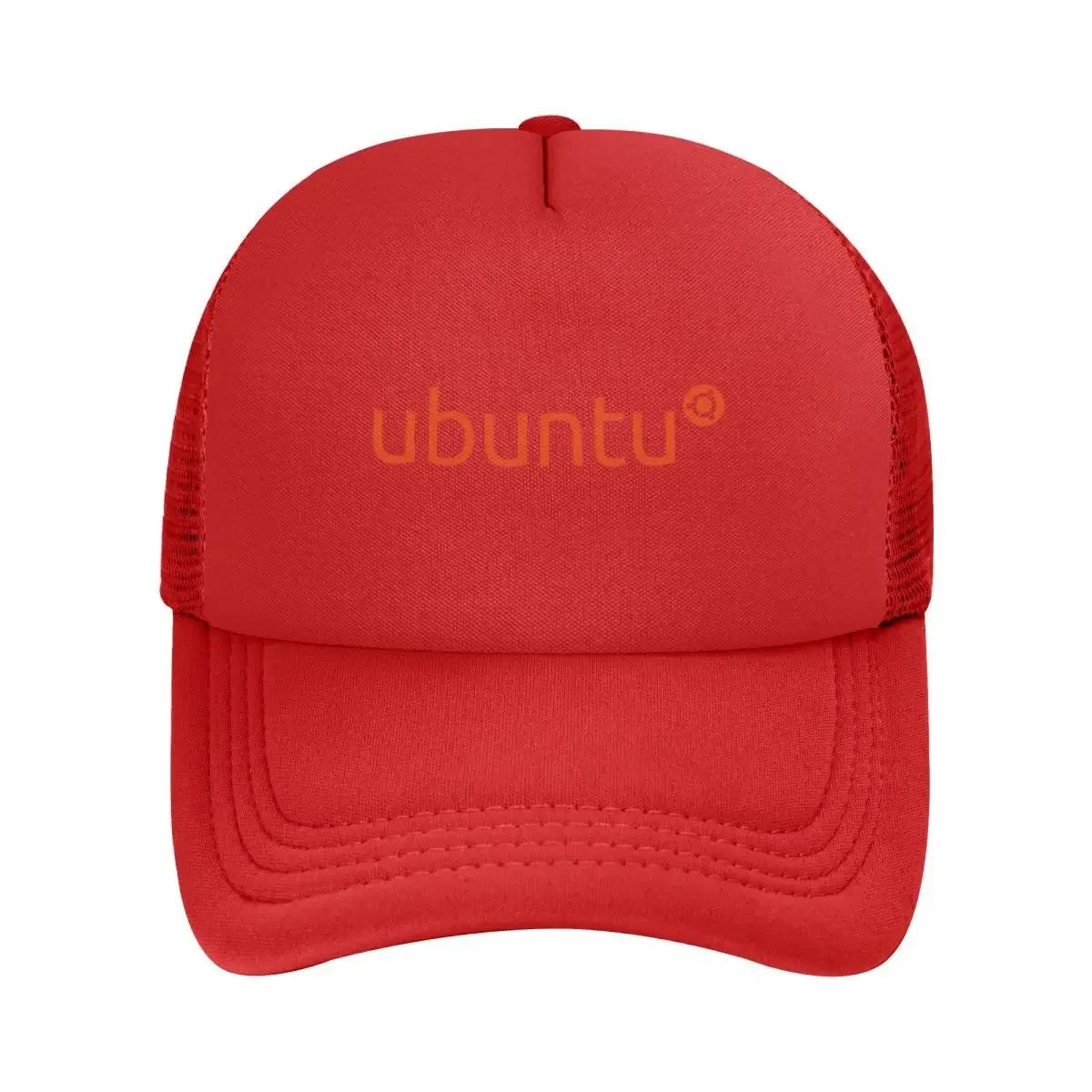 Ubuntu Logo Ubuntu Merchandise Mesh Baseball Caps Snapback Fashion Baseball Hats Breathable Casual Casquette Outdoor Unisex One Size