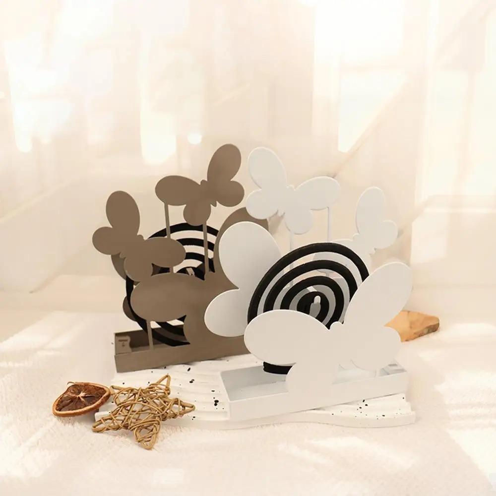Stable Butterfly Mosquito Coil Holder with Tray Mosquito Coil Rack Plate  Home Decor