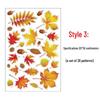 Thanksgiving Turkey & Autumn Maple Leaf Wall Stickers