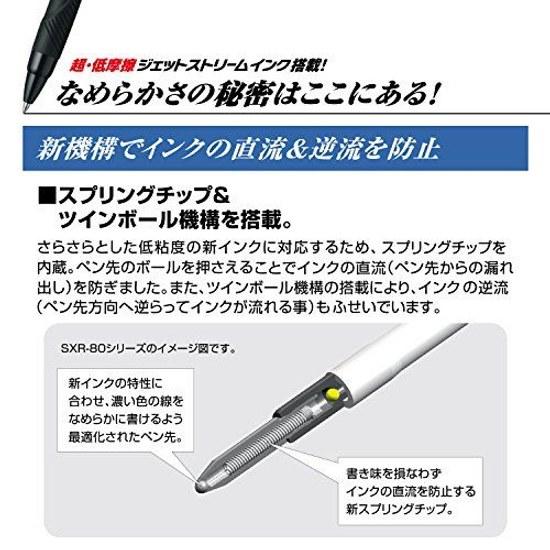 Mitsubishi Pencil Ballpoint Pen Refill Jetstream Multi-color Multi-function 0.5 4 Colors 2 Pieces SXR8005