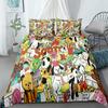 Mafalda Family Bedding Set Without Sheet King Queen Double Full Twin Single Size Bed Linen Set