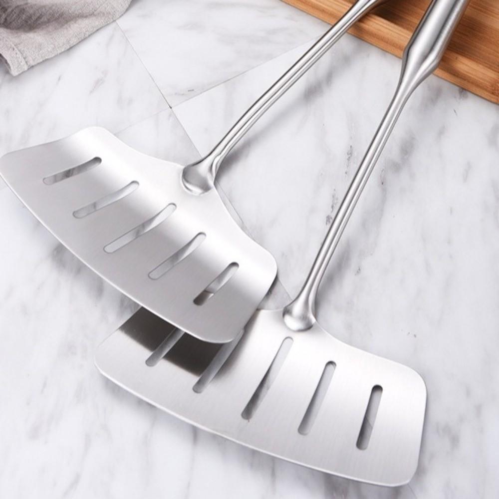Non-Scratch Fish Turner Non-Stick Flipping Spatula Cooking Tool Egg Pan Scoop Restaurant