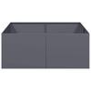 Doniczka Antracyt 100X100X40 Cm Stal