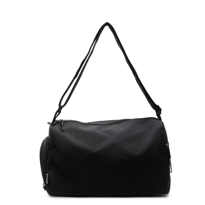 Korean version of casual cloth bag, large-capacity commute to work, shoulder messenger bag, light multi-pocket pillow bag, tote bag.