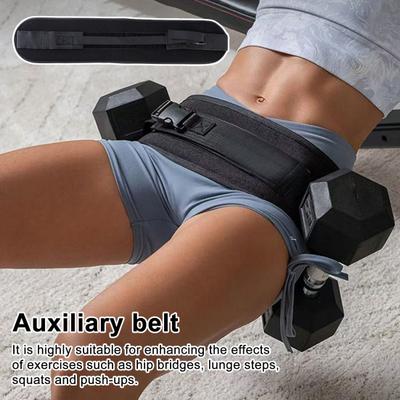 Hip Thrust Belt Verstellbare Hanteln Kettlebells Platten Booty Übungsband Männer Frauen Glute Bridge Butt Workout Strap Home Gym Fitnessgeräte