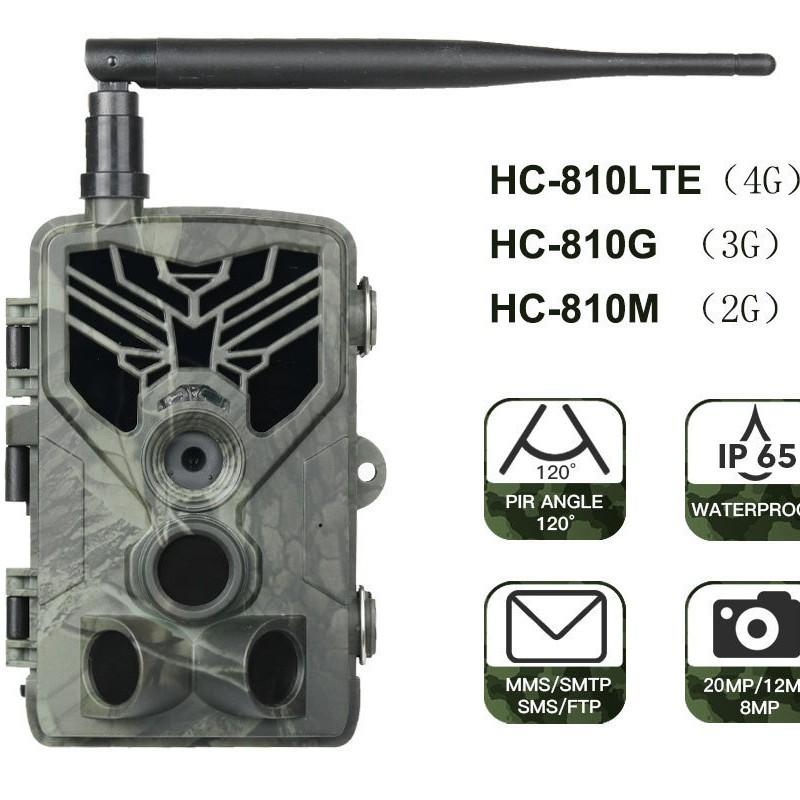 suntekcam HC-810LTE Hunting Camera, 20MP, 1080P, 4G LTE, IP65 Waterproof