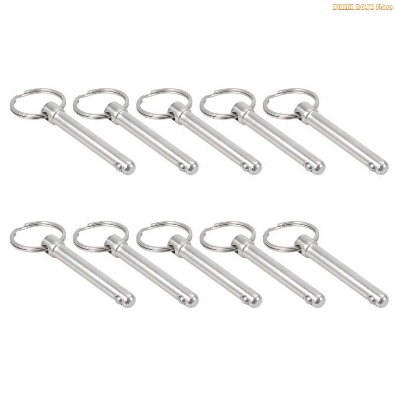 

K1AE 10Pieces Quick Releases Pin 8x60mm Carbon Steel Construction with BallHead Locking for Industrial Use China Mainland
