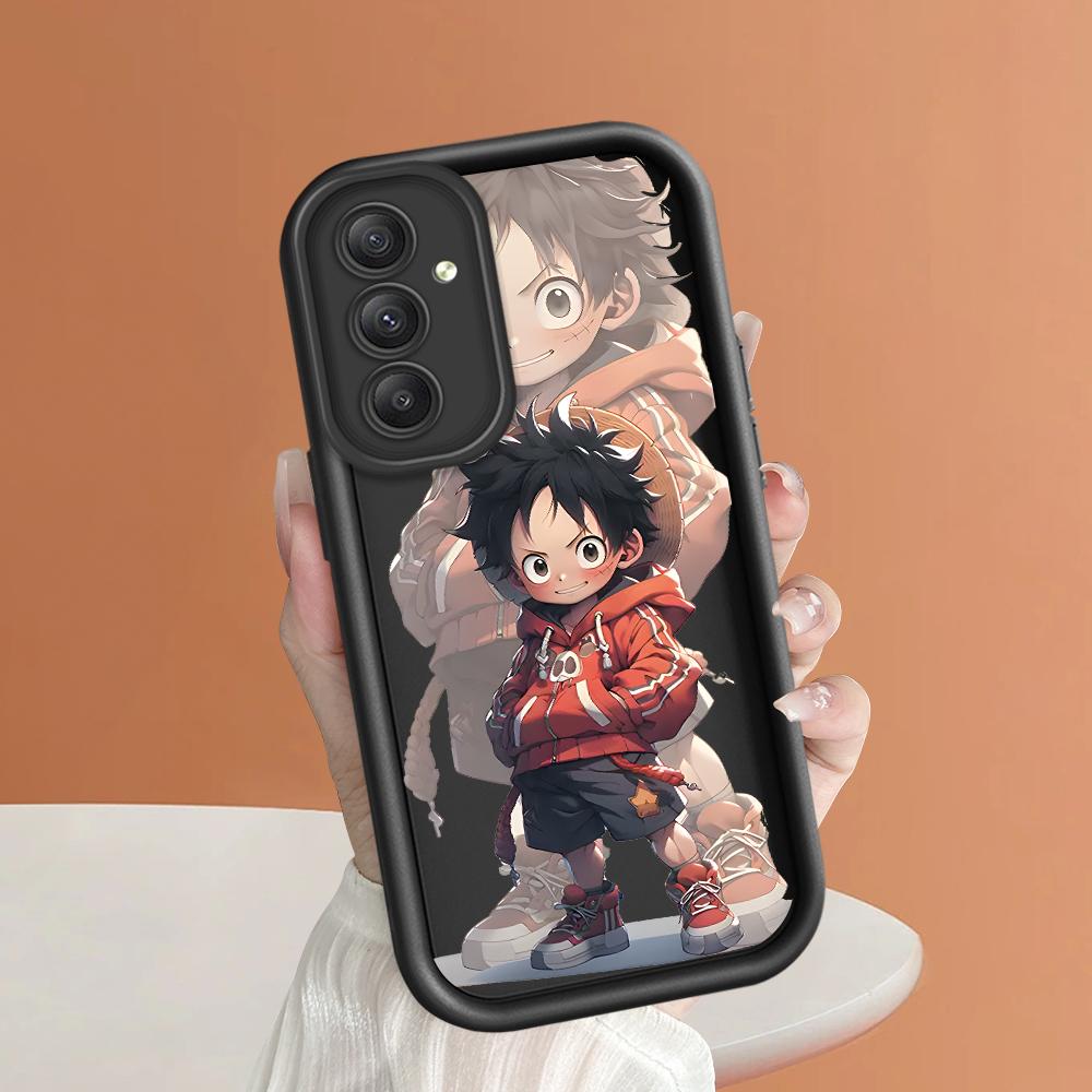 Soft Silicone Square Ladder Printing Pattern Phone Casing Full Cover Camera Shockproof Protection Rubber Case for Samsung