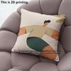 Original Prints Abstract Figure Throw Pillow Covers Pattern Cushion Cover Suitable for Sofa Bedroom Car Pillow Cover