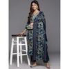 Women Bollywood Kurti Pant Dupatta Set Indian Designer Top Tunic Salwar Suit VFP-1858a