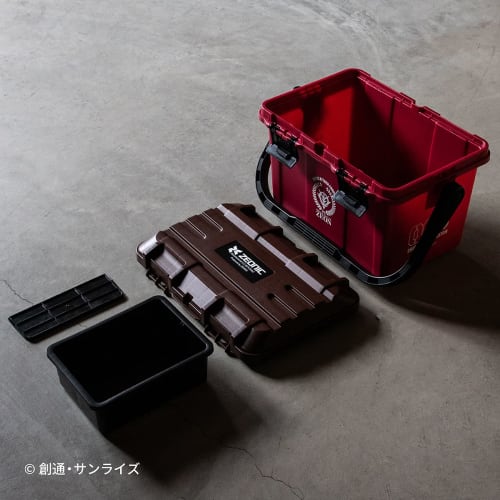 PLEX Mobile Suit Gundam Toolbox 17L Char's Custom Model Char Red
