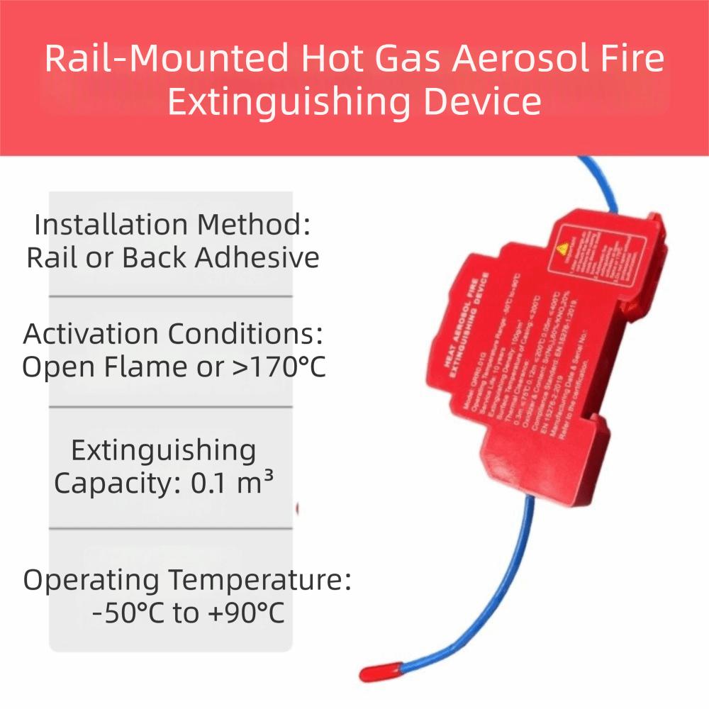 Dual-line Design Automatic Fire Extinguisher  For Distribution Box/Cabinet Engine Compartment