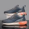 Ultraleichte Laufschuhe mit weicher Sohle, erhöhte, dicksohlige Sport- und Freizeittrendschuhe, hochwertige Leder-Trend-Mode-Laufschuhe