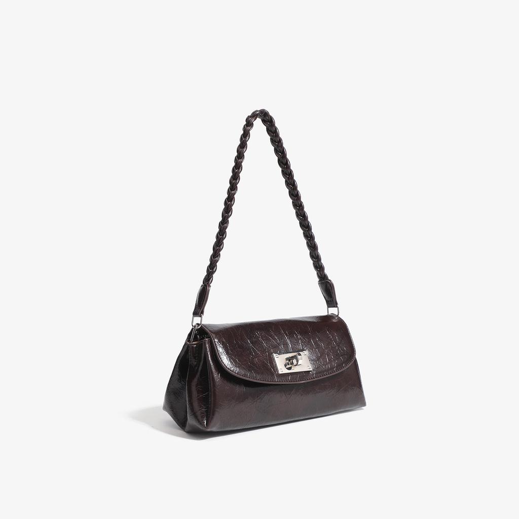 Geantă de umăr Bost cu față de pernă, geantă de sub braț pentru femei, geantă crossbody la modă și simplă, geantă high-end tip baghetă franceză