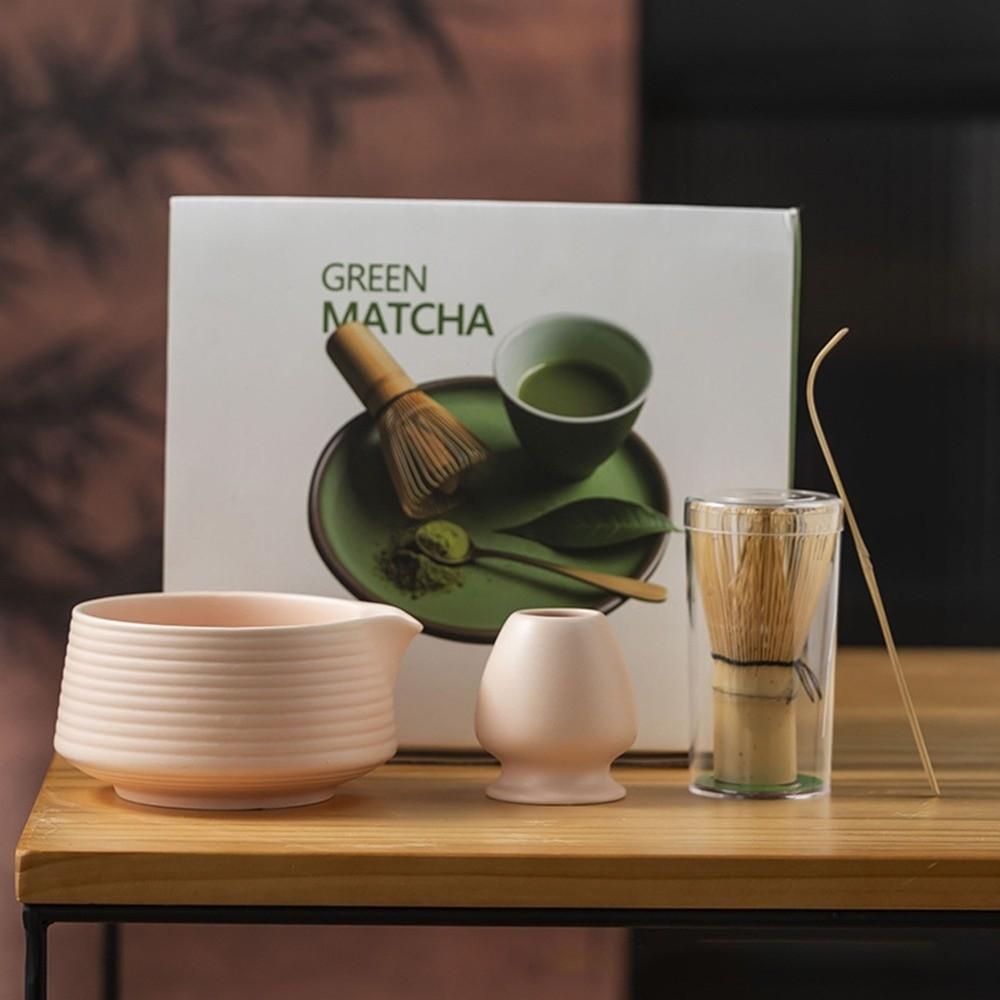 Match Bowl Matcha Brush Matcha Spoon Matcha Whisk Set Reusable Green Tea Whisk  for Tea Lovers