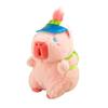 Sports Cap Backpack Capybara Plush Toys Children's Comfort Doll Office Pillow Sofa Cushion Ring