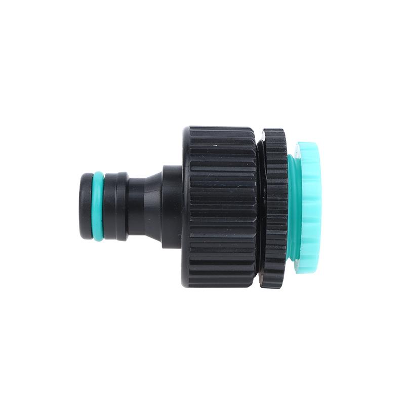 1/2" 3/4" 1 Inch Thread Quick Connector Garden Irrigation Hose Quick Coupling Plastic Watering Pipe Quick Connector Fittings