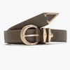 Olkeullaesig Alcbt001 Ac Signature_Belt Etoupe & Gold